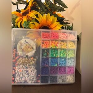 Colorful Bead Organizer Jewelry kit